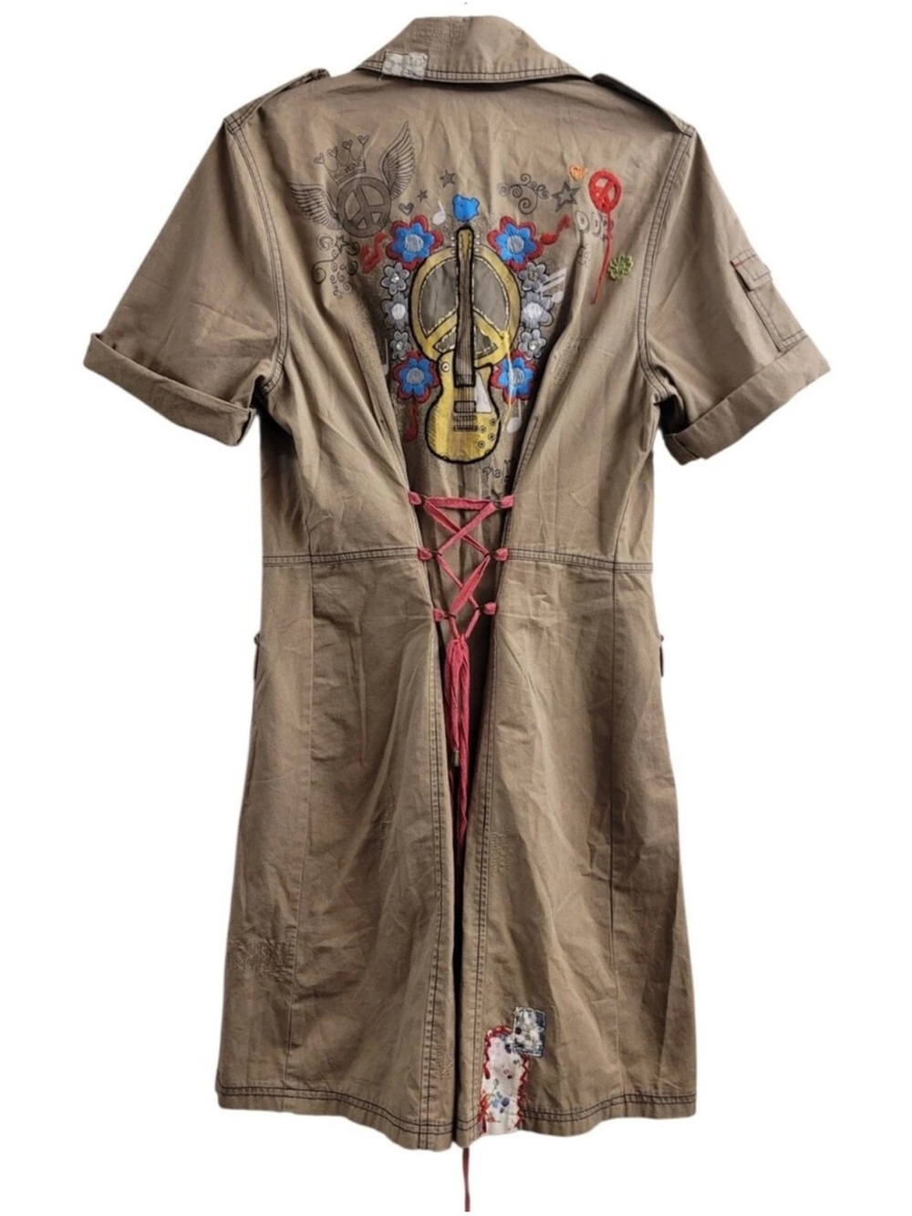 Double D Ranch Vintage
Roll Over Beethoven Tan
Patchwork Short-Sleeve Dress S - Picture 9 of 14